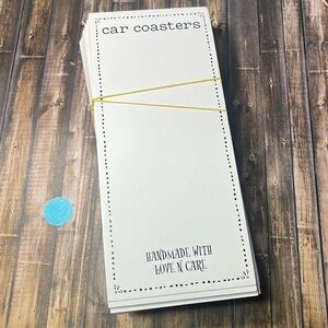 5for$10 Car Coaster Packaging for Selling Sublimation Coasters Pack of 49